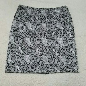 NWOT Floral Pencil Skirt